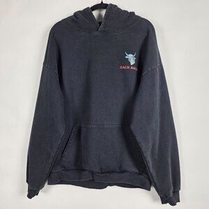 Zach Bryan Burn Burn Burn Tour Country Music Mens XL Long Sleeve Black Hoodie